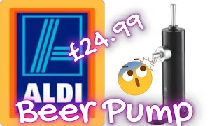 Aldi Beer Pump Is it any good and is it worth £2499 YOU Decide aldi shopping review [upl. by Gimble]