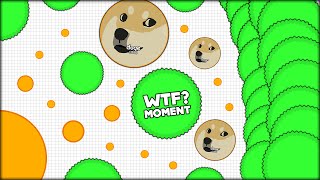 WTF MOMENT IN AGARIO Agario 108 [upl. by Enneirdna]