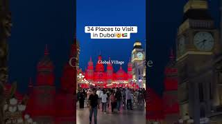 34 Places to Visit in Dubai  Make your holidays memorable with AAli Bus Rental Dubai dubaitour [upl. by Arvy]