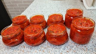 Самая вкусная Аджика на Зиму Проверенный рецепт Попробуйте и вы останетесь в восторге [upl. by Annaor147]