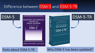 What updates have been made in DSM5TR Difference between DSMV and DSM 5TR [upl. by Zins33]