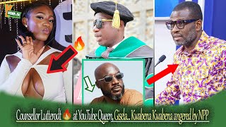 Counsellor Lutterodt exposes YouTube Queen Gisela Kwabena Kwabena fumes 😠😡 at NPP trending [upl. by Ranice29]