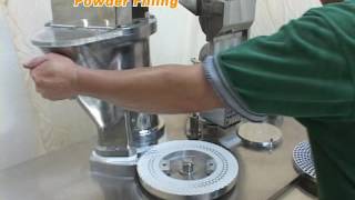 KDF2H Semi Automatic Capsule Filling Machine  半自動膠囊充填機水平式  Capsule Filler  TAIWAN [upl. by Clower986]