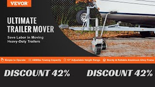 VEVOR Electric Trailer Dolly 5000lbs Towing Capacity 350W 12V Trailer Jockey Wheel with 22 ftmin [upl. by Flora]