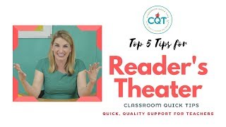 Top 5 Tip for Readers Theater  Classroom Quick Tips [upl. by Enenaj615]