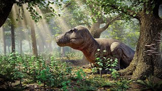 MESOZOIC PLANET LIFES tyrannosaurus paleoart animation [upl. by Fabian771]