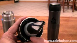 Teavana Contour Tumbler vs Thermos Review [upl. by Aiuoqes253]