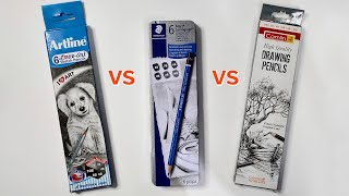 Artline vs Staedtler vs Camlin  Drawing Pencil  Quality Test 🔥 [upl. by Gnohc]