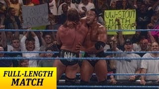 FULLLENGTH MATCH SmackDown  Triple H vs The Rock  WWE Championship [upl. by Pritchett748]