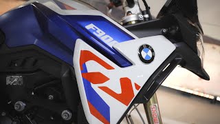 NEW 2024 BMW F900 GS walkaround and details exhaust and engine sound [upl. by Godliman]