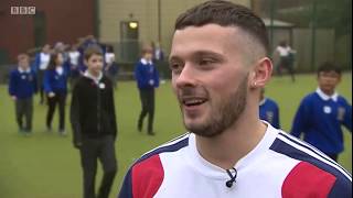 The Daily Mile Commonwealth Baton Launch with BBC Midlands Today [upl. by Nylrehc]