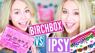 Unboxing BIRCHBOX vs IPSY  January  eleventhgorgeous [upl. by Zolnay]