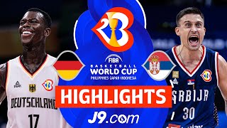 Germany 🇩🇪 taste World Cup glory after beating Serbia 🇷🇸 in the FIBAWC 2023 Final [upl. by Prissie]