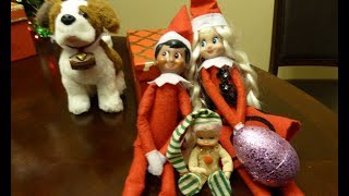 Elf on the Shelf Christmas Surprise eggs [upl. by Akselav316]