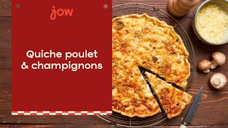 Quiche champignon amp poulet bio [upl. by Dniren273]