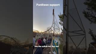 Busch Gardens Williamsburg Pantheon support  the spike [upl. by Tootsie]