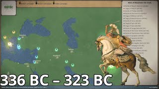 Wars of Alexander the Great 336 BC –323 BC [upl. by Jecho292]