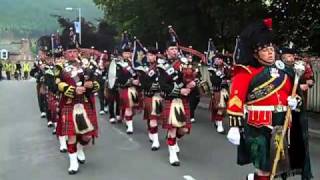 Royal Guards march marks Queens arrival at Balmoral [upl. by Cookie676]