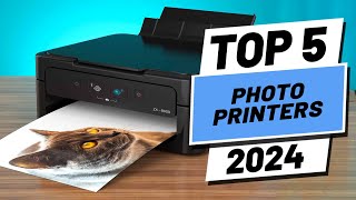 Top 5 BEST Photo Printers in 2024 [upl. by Hannej]