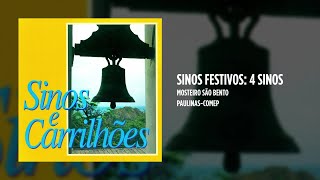 Mosteiro de São Bento  Sinos Festivos 4 Sinos [upl. by Chellman699]