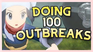 Doing 100 Outbreaks in Pokemon Arceus [upl. by Richela]