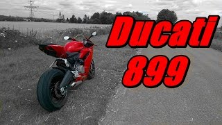 Ducati 899 Panigale  Fast road test  Review [upl. by Knowlton587]