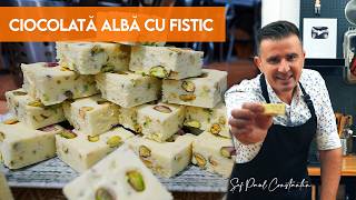 🥛 Mai ceva decât Ciocolata Dubai Ciocolata albă a copilariei dar cu FISTIC 🍫 Șef Paul Constantin [upl. by Kit60]