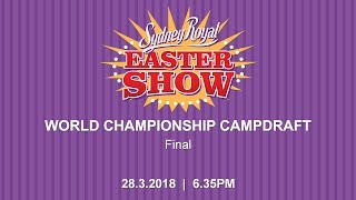 World Championship Campdraft  Final [upl. by Riffle]