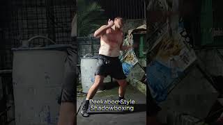 Peekaboo Style Shadowboxing 1 shorts boxing boxingworkout cusdamato miketyson shadowboxing [upl. by Walley]