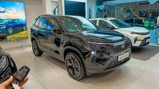 Tata Safari Facelift Dark Edition 2023 ❤️  New Safari Accomplished Plus Dark  Detailed Review [upl. by Sedrul]