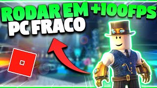 COMO RODAR ROBLOX EM PC FRACO EM 2023  Como Aumentar o FPS do Roblox [upl. by Firman]