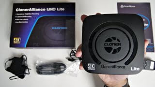 Cloner Alliance UHD Lite 4K Standalone Gaming Capture Card  Capture 4K 30fps [upl. by Iglesias]