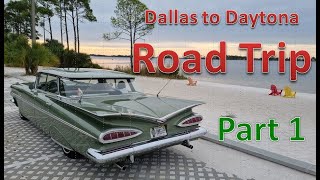 Dallas to Daytona Road Trip in a 1959 BelAir Part 1 [upl. by Anelah]