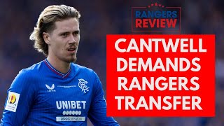 Todd Cantwell puts in Rangers transfer request  Clement reveals talks [upl. by Ahsyekat419]