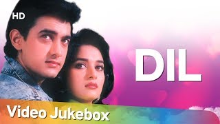 Dil 1990 Songs  Aamir Khan Madhuri Dixit  Popular 90s Songs  Anand Milind Hits HD [upl. by Britteny20]