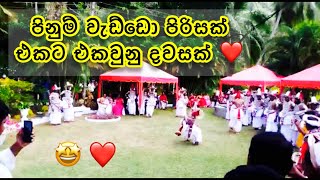 පිනුම් වැඩ්ඩො පිරිසක් එකට එකවුන දවසක් ❤️ pinum  traditional dance  Wedding welcome dance [upl. by Charbonnier]