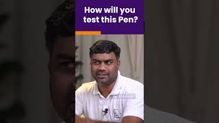 How Will You TEST This Pen  Software Testing  Testing Classes Pune [upl. by Asillam]