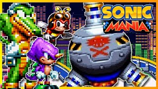 Team Chaotix Play Chaotix Mania Heroes Sonic Mania Mod [upl. by Trometer]