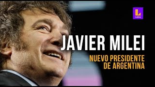 JAVIER MILEI ES EL NUEVO PRESIDENTE ELECCIONES EN ARGENTINA 2023 EN VIVO [upl. by Boser]