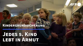 Kindergrundsicherung soll Millionen Kinder aus der Armut holen  AFP [upl. by Innus375]