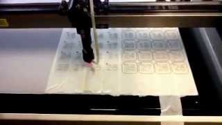 Laser cutting 3mm acrylic [upl. by Weight]