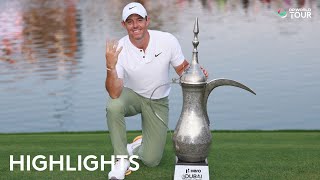 Rory McIlroy Final Round Highlights  2024 Hero Dubai Desert Classic [upl. by Kernan248]