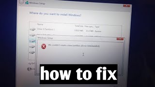 we couldnt create a new partition  Error code 0x8007000571 SOLVED [upl. by Demona]