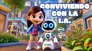 Viviendo con la IA🤖 Futuristas Aventuras de Luna y AiNa [upl. by Ime]