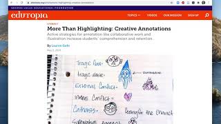 Annotating Not Just Highlighting on Perusall [upl. by Sixla]