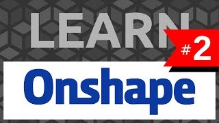 Learn Onshape 2 Sketch Constraints  Tutorial [upl. by Encratis94]