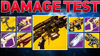 What is the BEST DPS for Salvations Edge Damage Testing  Destiny 2 The Final Shape [upl. by Lonnie]