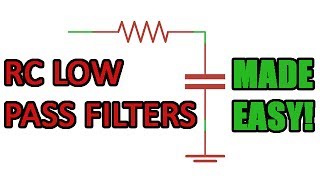 Passive RC low pass filter tutorial [upl. by Alfonso]