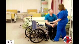 Transfer From Bed to Wheelchair [upl. by Main]