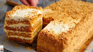 Торт quotМедовикquot за 30 МИНУТ Без Лишних Заморочек  Honey Cake Recipe [upl. by Hceicjow]